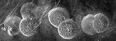 pancake domes on Venus
